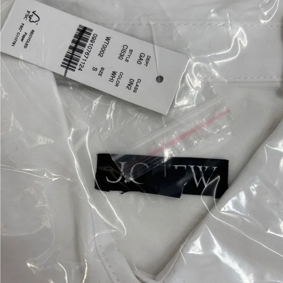 J.Crew Étienne cropped button-up shirt in cotton poplin - Picture 8 of 8